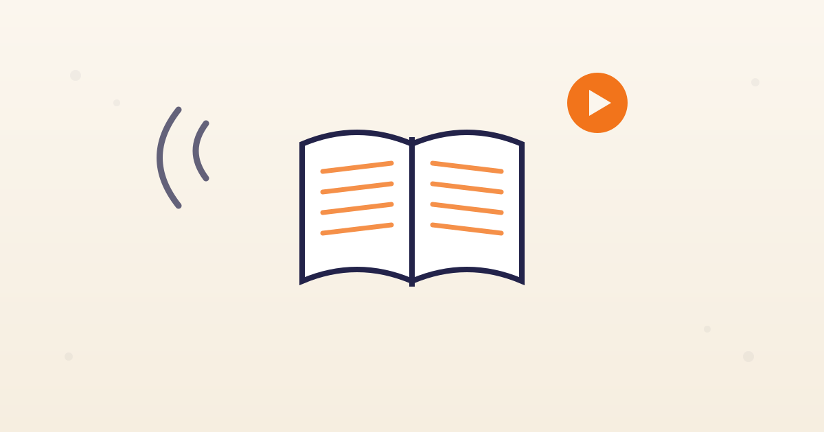 Open boek met geluidsgolven als symbool voor geschiedenispodcasts